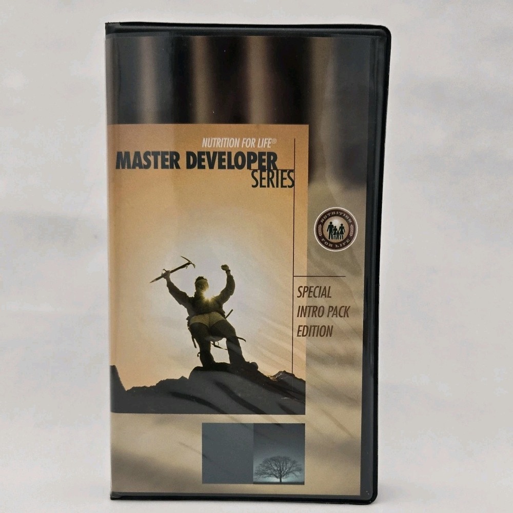 1996 Nutrition For Life Master Developer Series Intro Pack 6 Cassette Set MLM VT